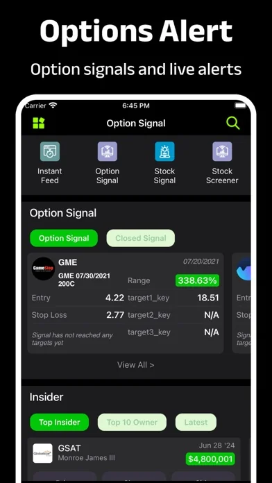 Option Signal Alert screenshot 2