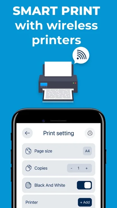 Drucker-App: Smart iPrint Scan screenshot 1