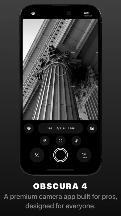 Obscura — Pro Camera screenshot 1