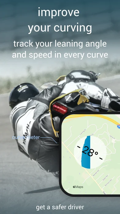 Curve Tracker for Motorbike