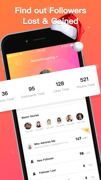 Reports: Followers Unfollowers screenshot 1