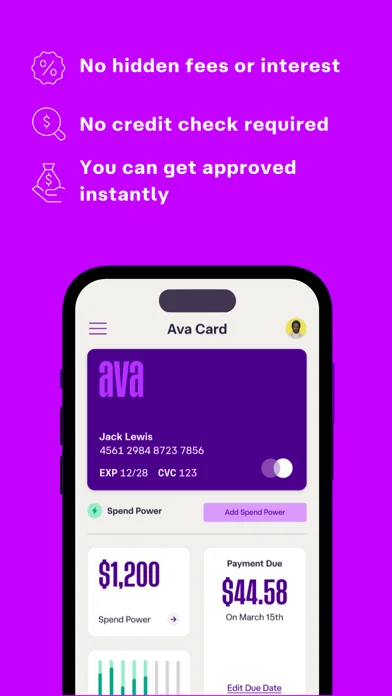 Ava: Build Credit Fast screenshot 2