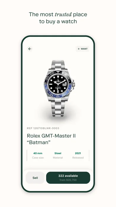 Bezel - Authenticated Watches screenshot 1