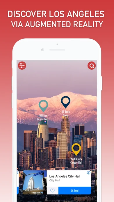360 LA Лос-Анджелес AR Карта