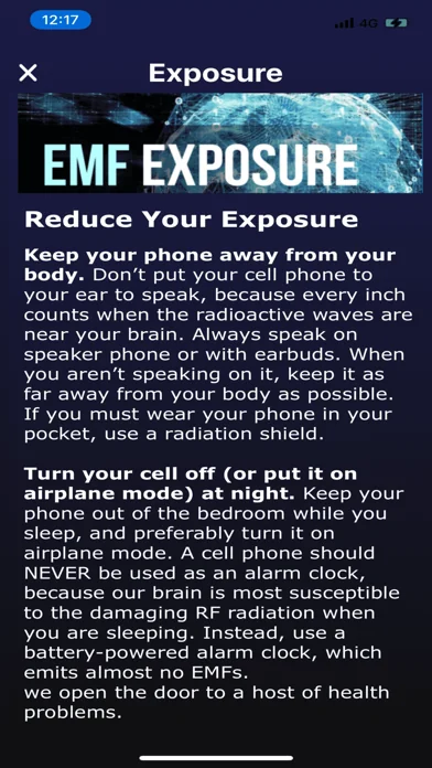 Emf Detector Radiation Reader screenshot 4
