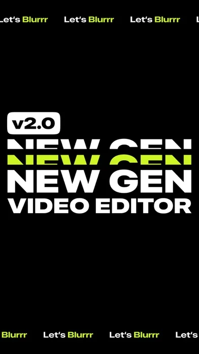 Blurrr-NEW GEN Video Editor screenshot 1