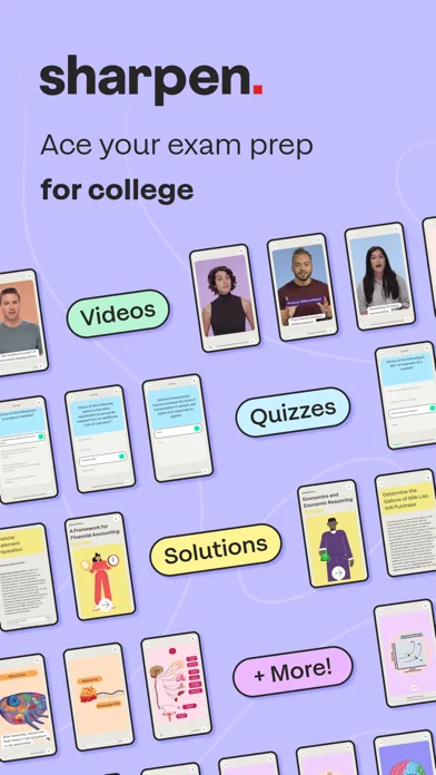 Sharpen - College Exam Prep screenshot 1