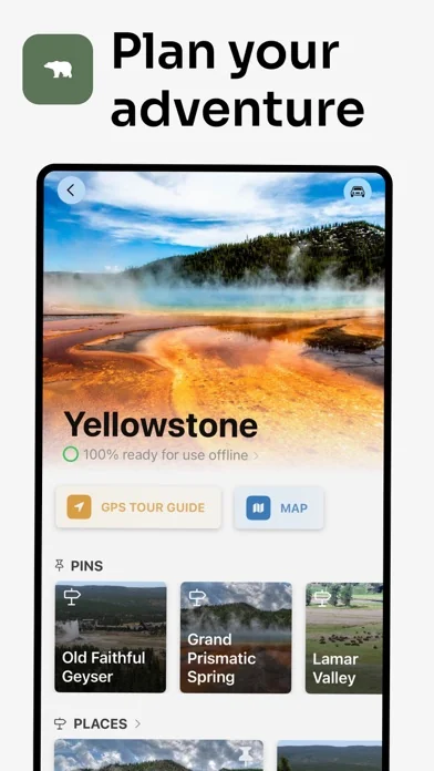 Parkwolf: National Park Guide screenshot 1