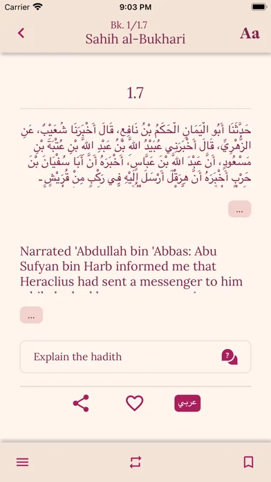 The Daily Hadith screenshot 3