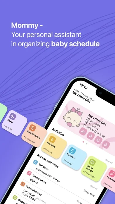 Mommy - Stillen & Baby Tracker screenshot 1