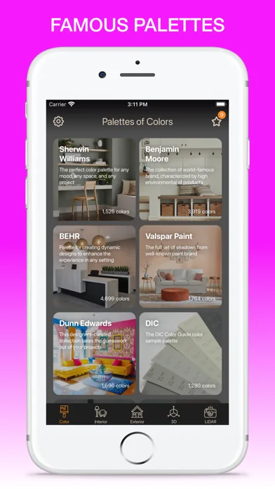 Design Farbpaletten RAL PPG