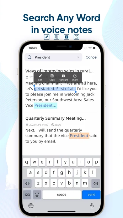 iRecord: Transcribe Voice Memo screenshot 3