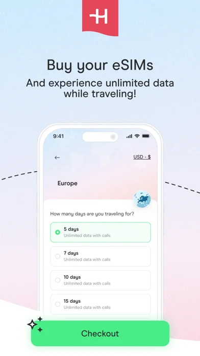 Holafly eSIM Unbegrenzte Daten
