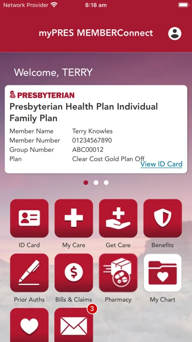 Presbyterian myPRES
