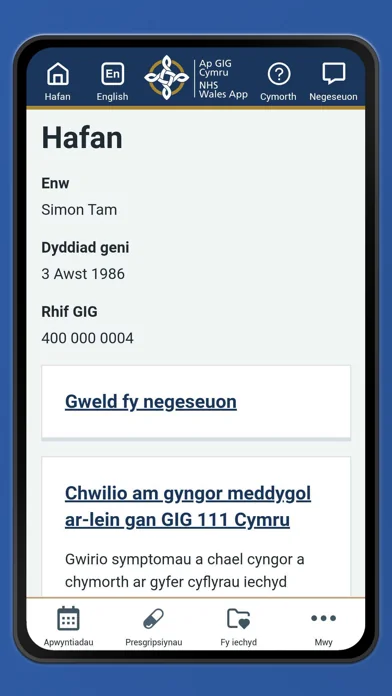 NHS Wales App