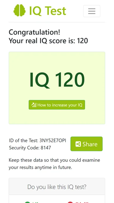 Real IQ Test screenshot 3