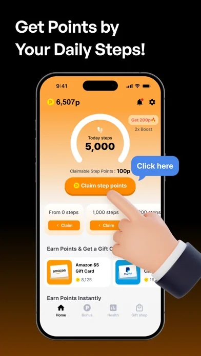 Moneywalk Step Counter&Rewards screenshot 3