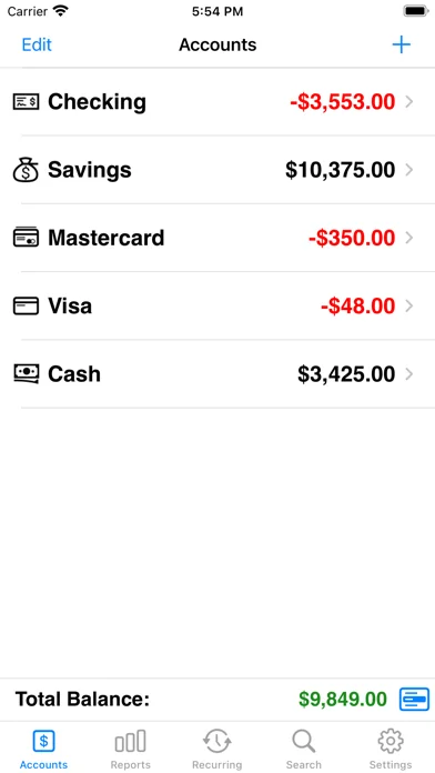 Accounts 3 Checkbook