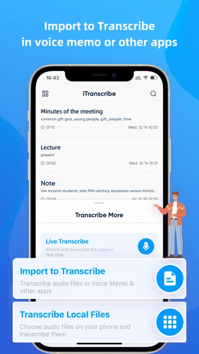 iTranscribe - Audio to Text screenshot 1