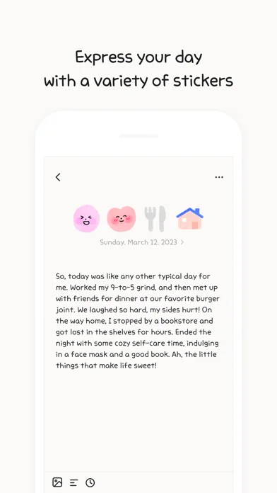 Moodie - Mood Diary With Lock screenshot 3