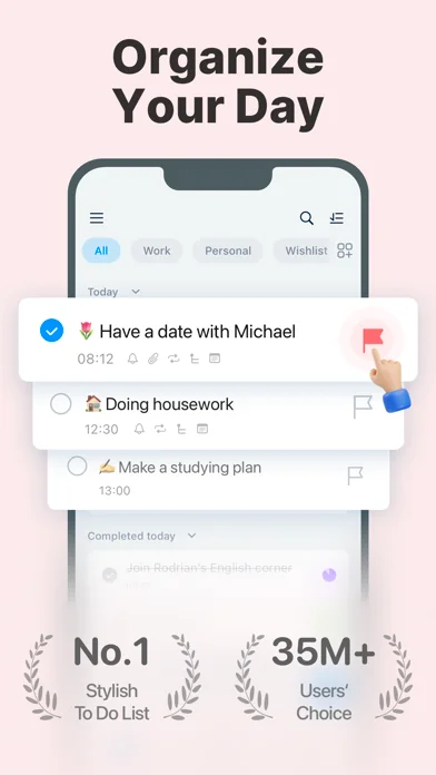 To Do List: Tasks Erinnerungen