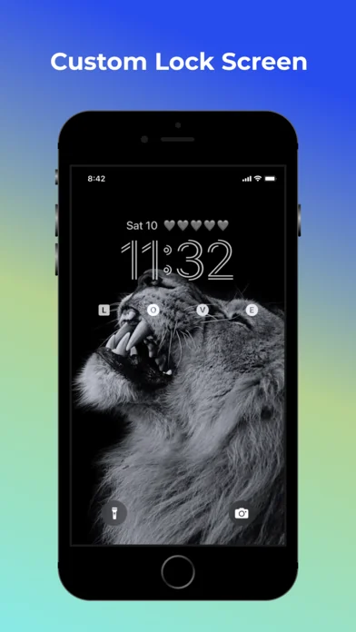 Lock Screen 26 - Top Widgets screenshot 1