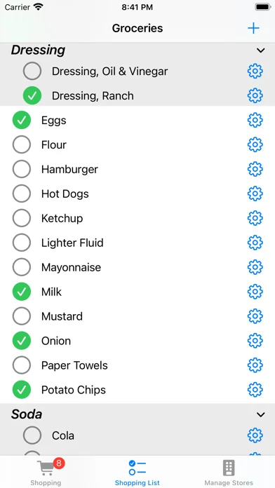 QuickShop: Shopping List