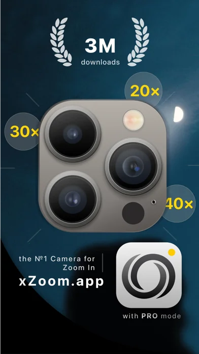 xZoom Cam – PRO Kamera screenshot 1