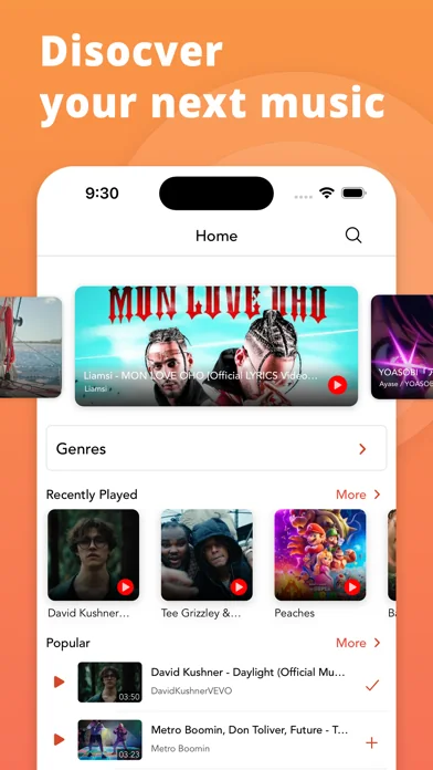 Music Player : Songs, Videos screenshot 1