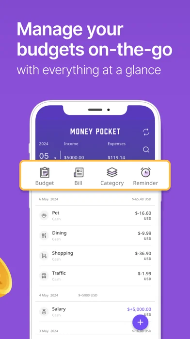 MoneyPocket Expense & Budget screenshot 2