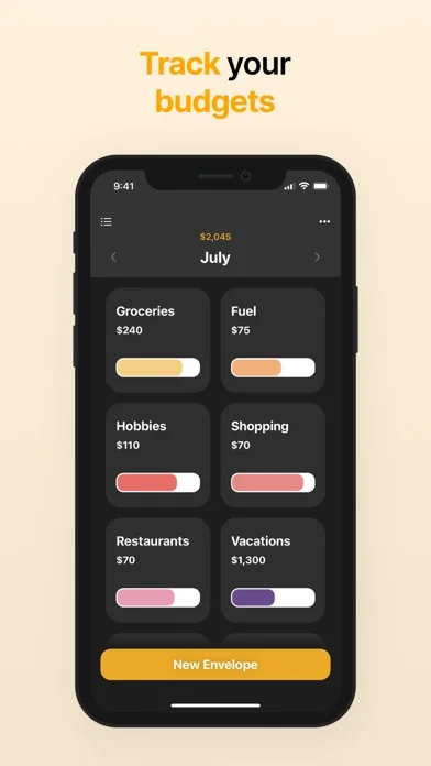 Tracky: Geld-Budget-Planer screenshot 1