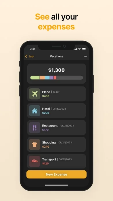 Tracky: Geld-Budget-Planer screenshot 2