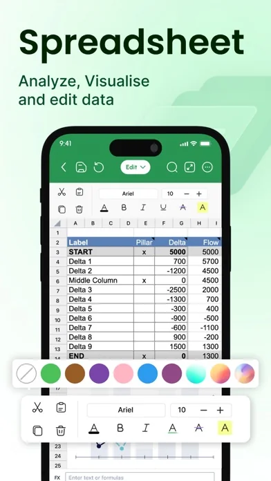 Tabellenkalkulation: Edit XLSX screenshot 1