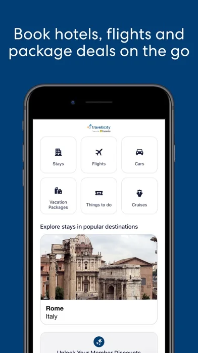 Travelocity Hotels & Flights screenshot 1
