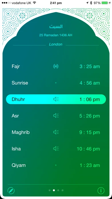 iPray: Adhan · Prayer · Qibla screenshot 2