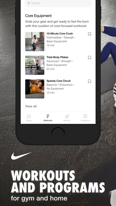 Nike Training Club screenshot 1