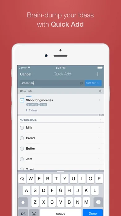 2Do - Todo List, Tasks & Notes screenshot 3