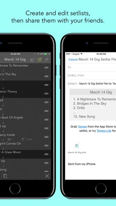 Tempo - Metronome with Setlist screenshot 4