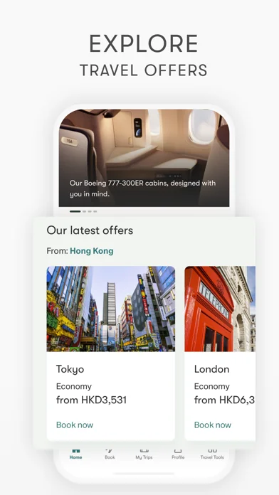 Cathay Pacific screenshot 3