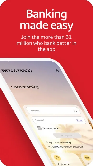 Wells Fargo Mobile® app screenshot