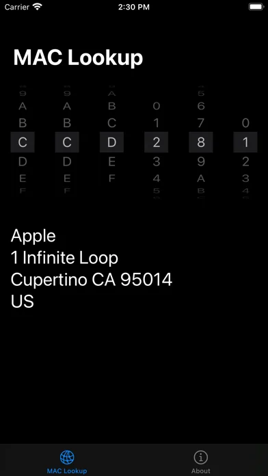 MacLookup - MAC Address Search