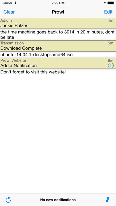 Prowl: Easy Push Notifications screenshot 1