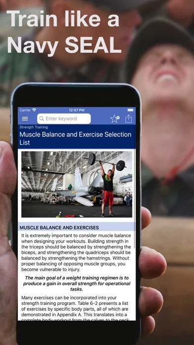Navy SEAL Fitness screenshot 1