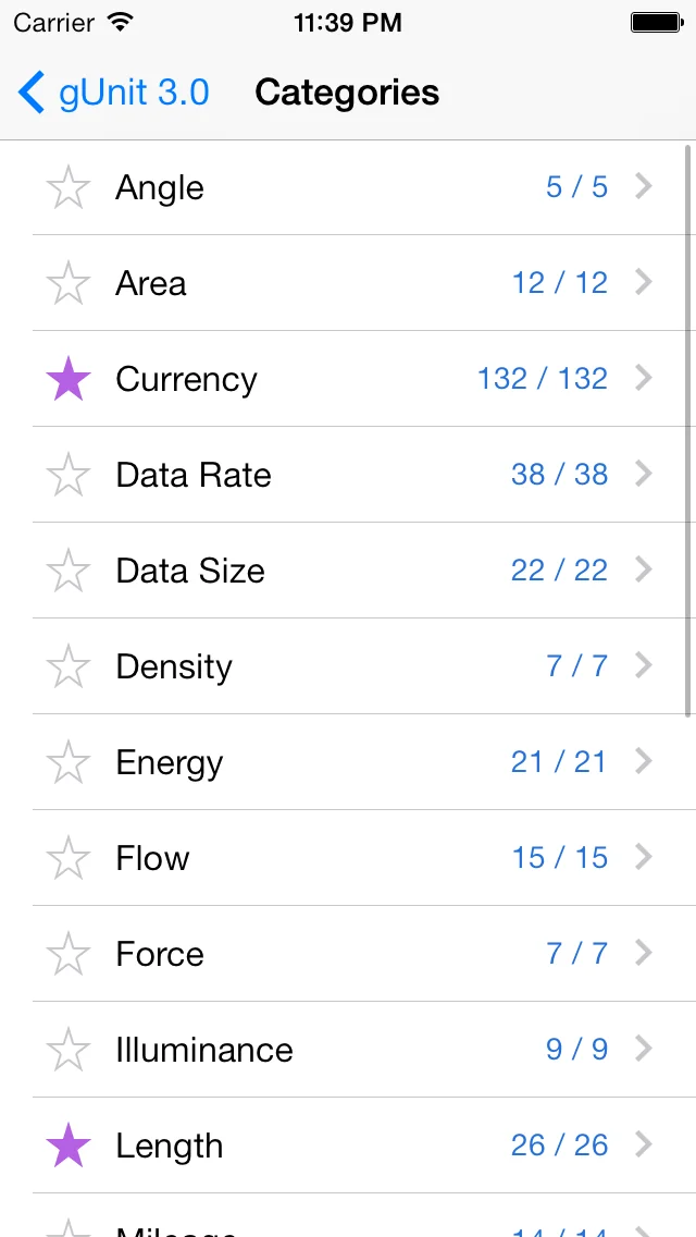 gUnit - Currency & Unit Converter (Conversion) screenshot 4