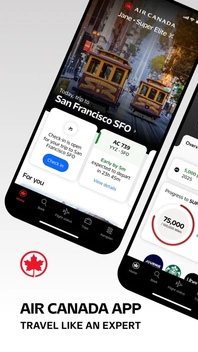 Air Canada + Aeroplan screenshot 1
