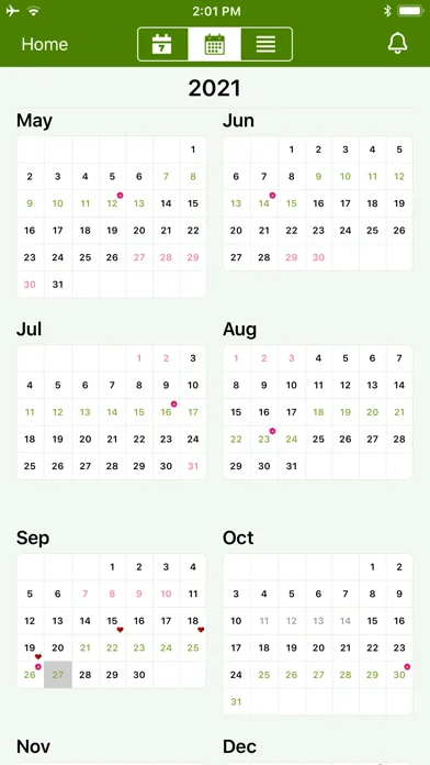 Menstruations Kalender Lite screenshot 4