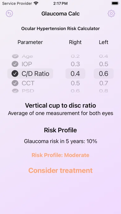 Glaucoma Calc