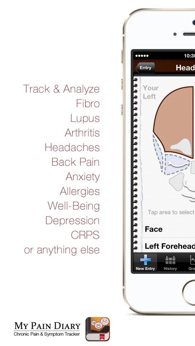 My Pain Diary: Chronic Pain & Symptom Tracker screenshot 1