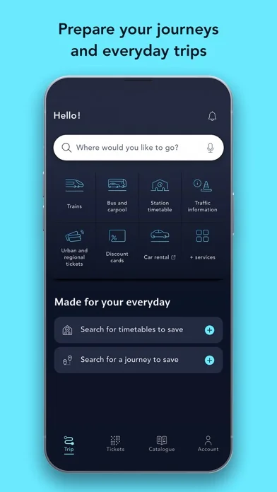 SNCF Connect: Trains & routes screenshot 2