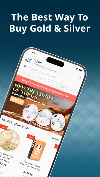 APMEX: Buy Gold & Silver screenshot 1